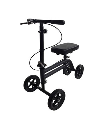 the borrowed knee scooter - my main transportation from chair to chair or bed.
